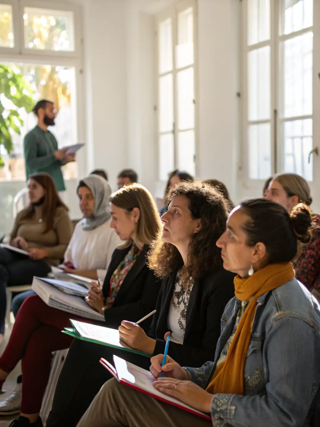 A photo of an engaging educational workshop by LES DRAGONS NIORTAIS - ESPORT, showing participants learning about esports and digital culture.